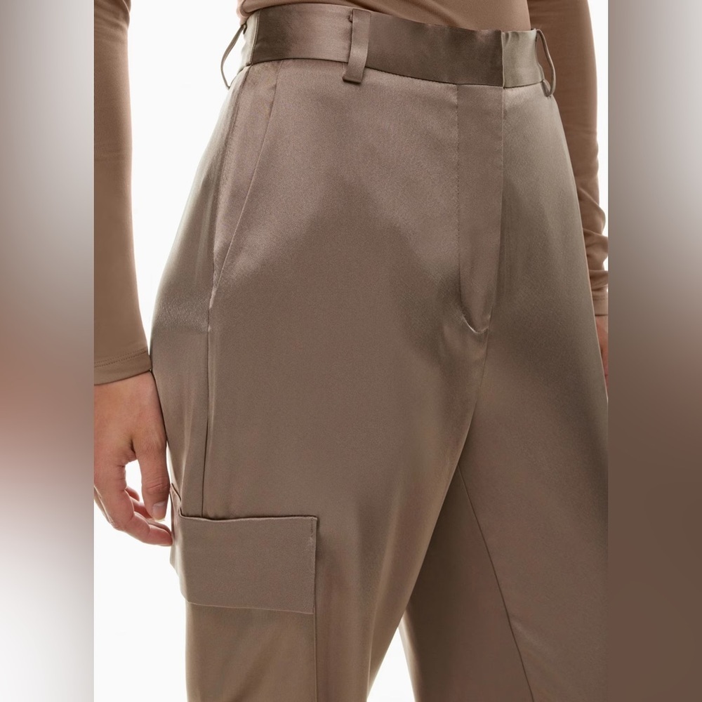 COPY - Aritzia Babaton Refined Satin Cargo Pant - Picture 4 of 8